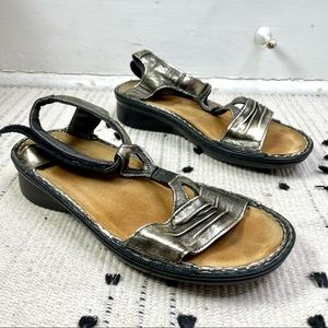 Naot Metallic Sandals